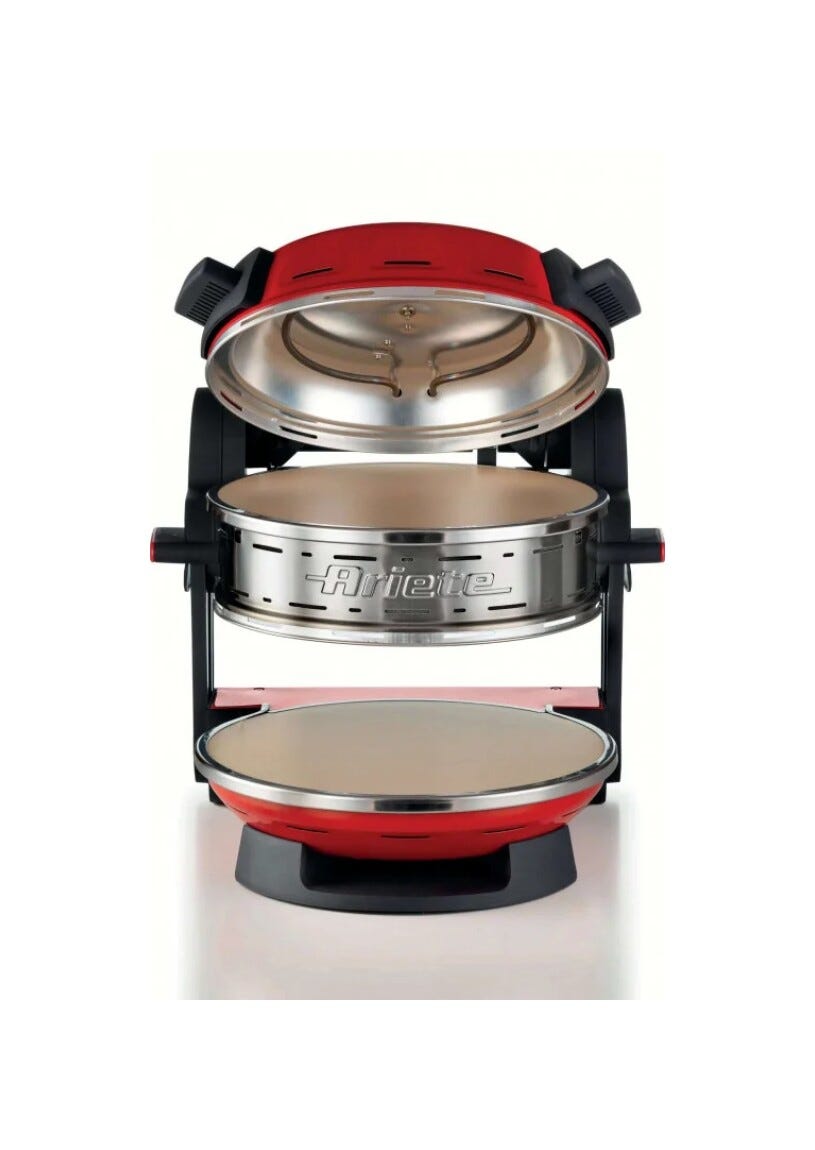 Ariete 0927/00 Fornetto elettrico per pizza cm. 43 - rosso
