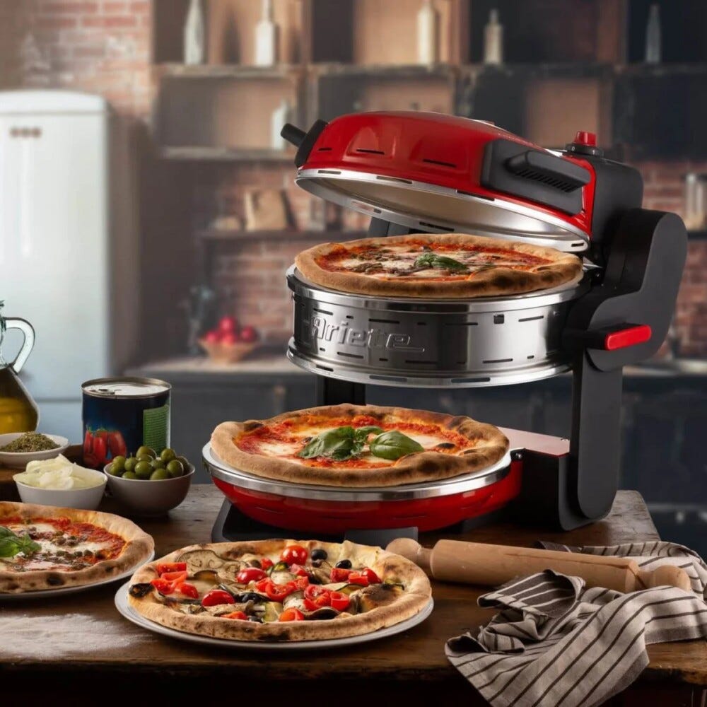 Ariete 0927/00 Fornetto elettrico per pizza cm. 43 - rosso