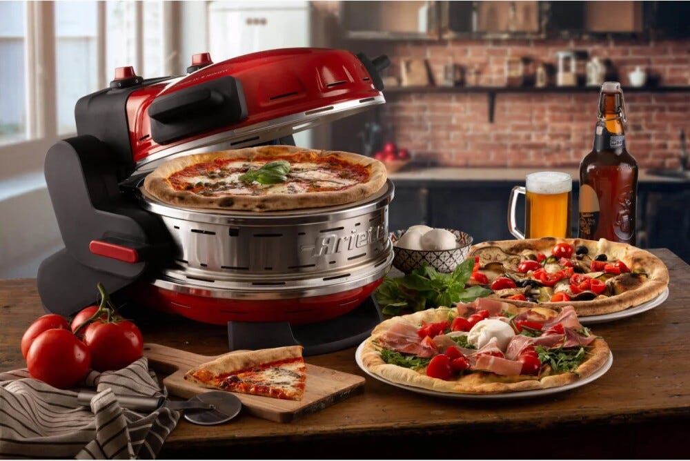 Ariete 0927/00 Fornetto elettrico per pizza cm. 43 - rosso