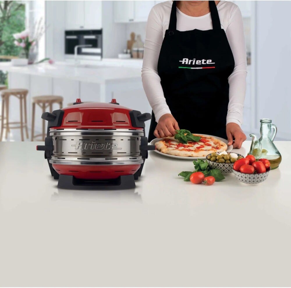 Ariete 0927/00 Fornetto elettrico per pizza cm. 43 - rosso