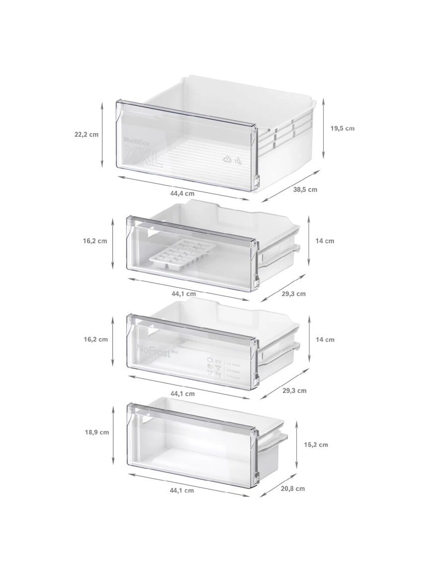Bosch KIN96NSE0 Serie 2 Frigorifero con congelatore da incasso cm. 54 h 194 - lt. 290