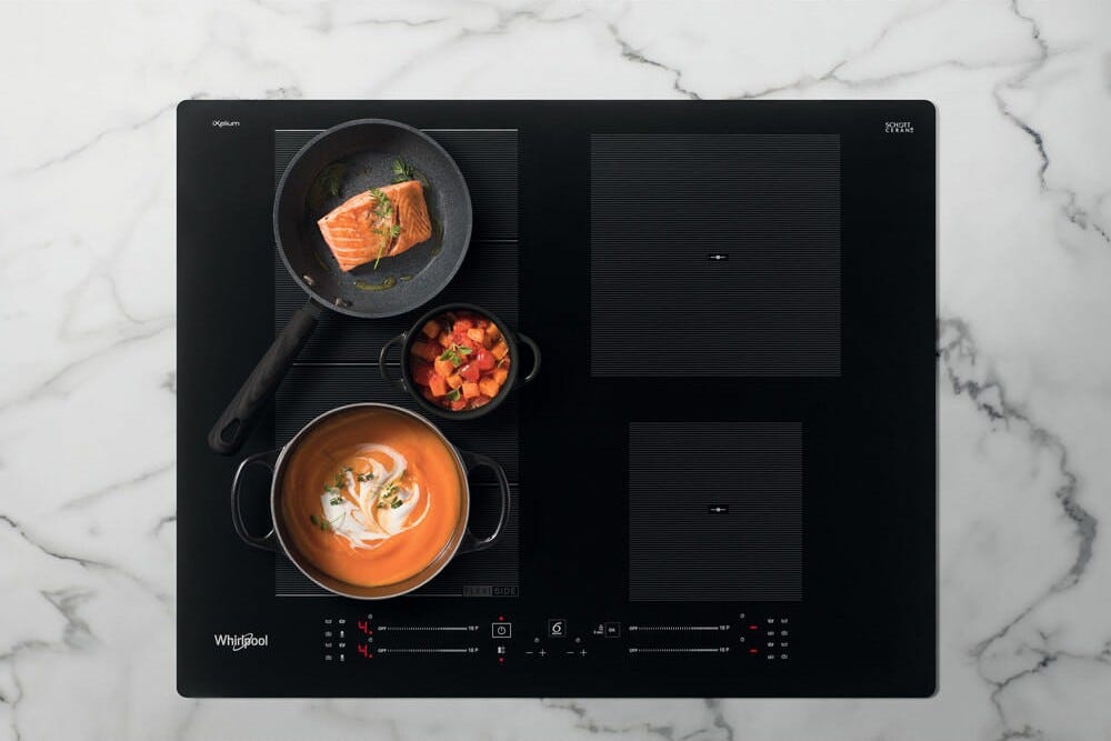 Whirlpool WF S7560 NE Piano cottura a induzione cm. 60 - vetroceramica nero