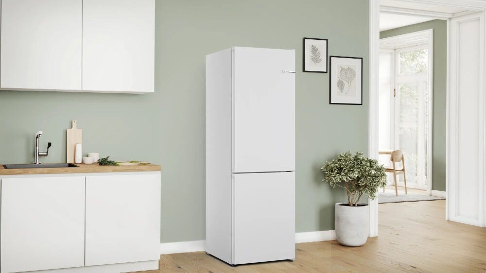 Bosch KGN362WDF Serie 4 Frigorifero con congelatore a libera installazione cm. 60 h 186 - lt. 321 - bianco