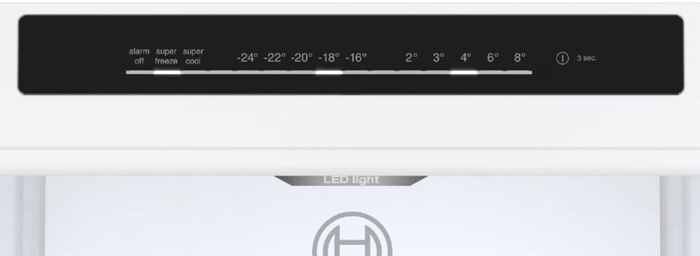 Bosch KGN362WDF Serie 4 Frigorifero con congelatore a libera installazione cm. 60 h 186 - lt. 321 - bianco