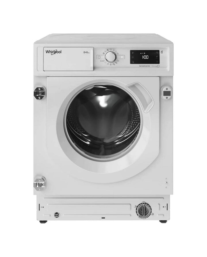 Whirlpool BI WDWG 861485 EU Lavasciuga da incasso cm. 60 - capacità di lavaggio 8 kg - capacità di asciugatura 6 kg