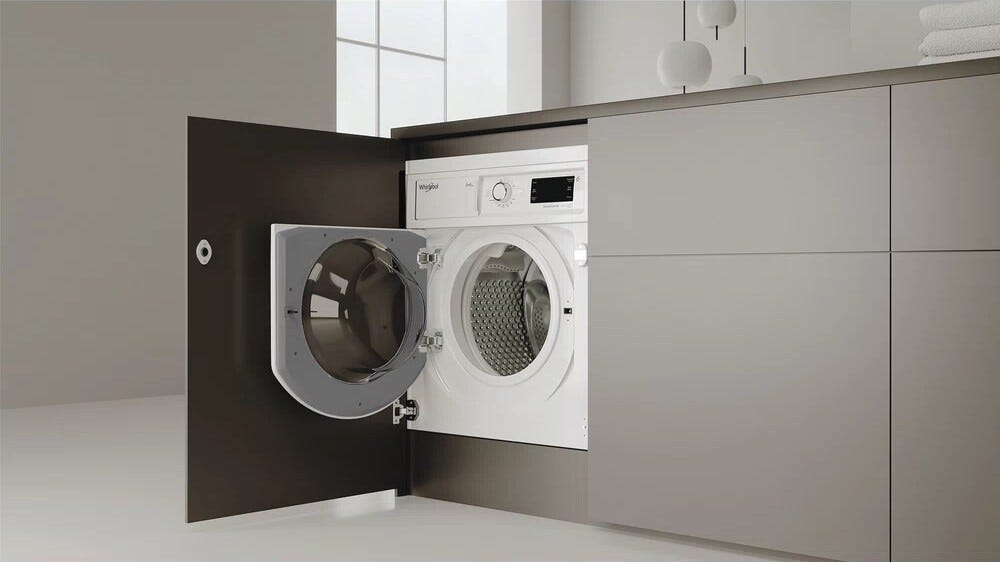 Whirlpool BI WDWG 861485 EU Lavasciuga da incasso cm. 60 - capacità di lavaggio 8 kg - capacità di asciugatura 6 kg