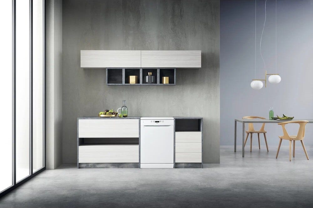 Whirlpool W2F HD624 Lavastoviglie a libera installazione cm 60 - 14 coperti - bianco