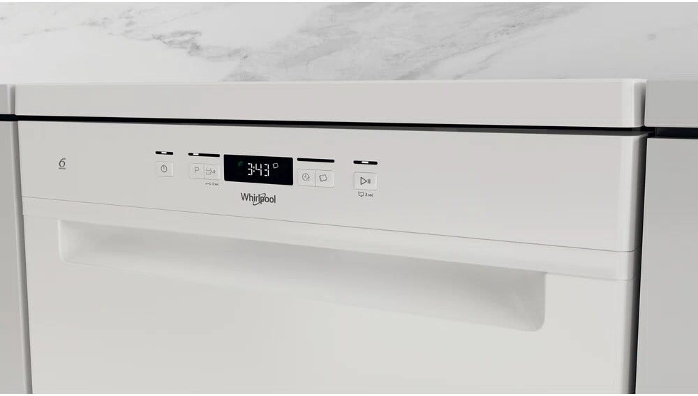 Whirlpool W2F HD624 Lavastoviglie a libera installazione cm 60 - 14 coperti - bianco