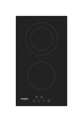 Whirlpool WRD 6030 B Piano cottura elettrico domino cm. 30 - vetro nero