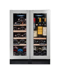 Avintage AVU48DPX1 Cantina vini da incasso cm. 60 - 47 bottiglie - inox