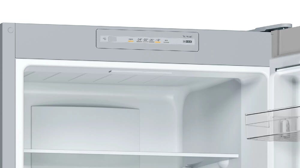 Bosch KGN33NLEB Serie 2 Frigorifero con congelatore a libera installazione cm. 60 h 176 - lt. 282 - inox