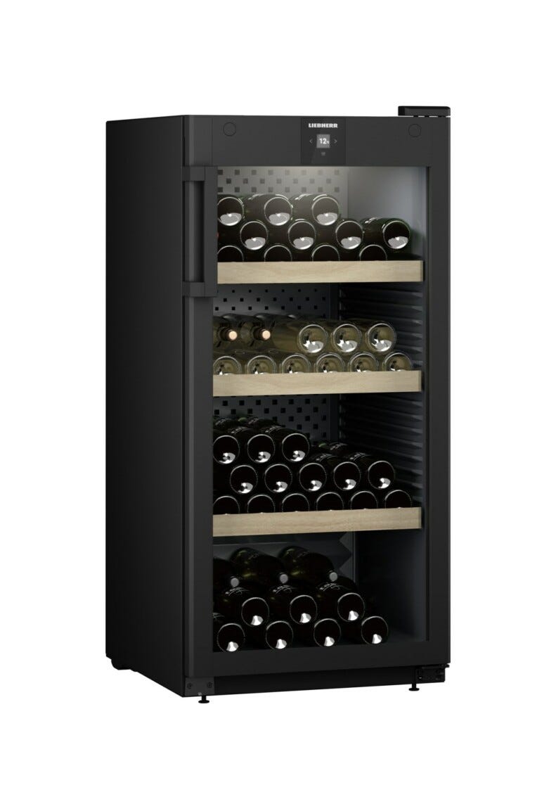 Liebherr WPbl 4201 GrandCru Cantina vino climatizzata a libera installazione cm. 60 h 129 - 141 bottiglie - nero