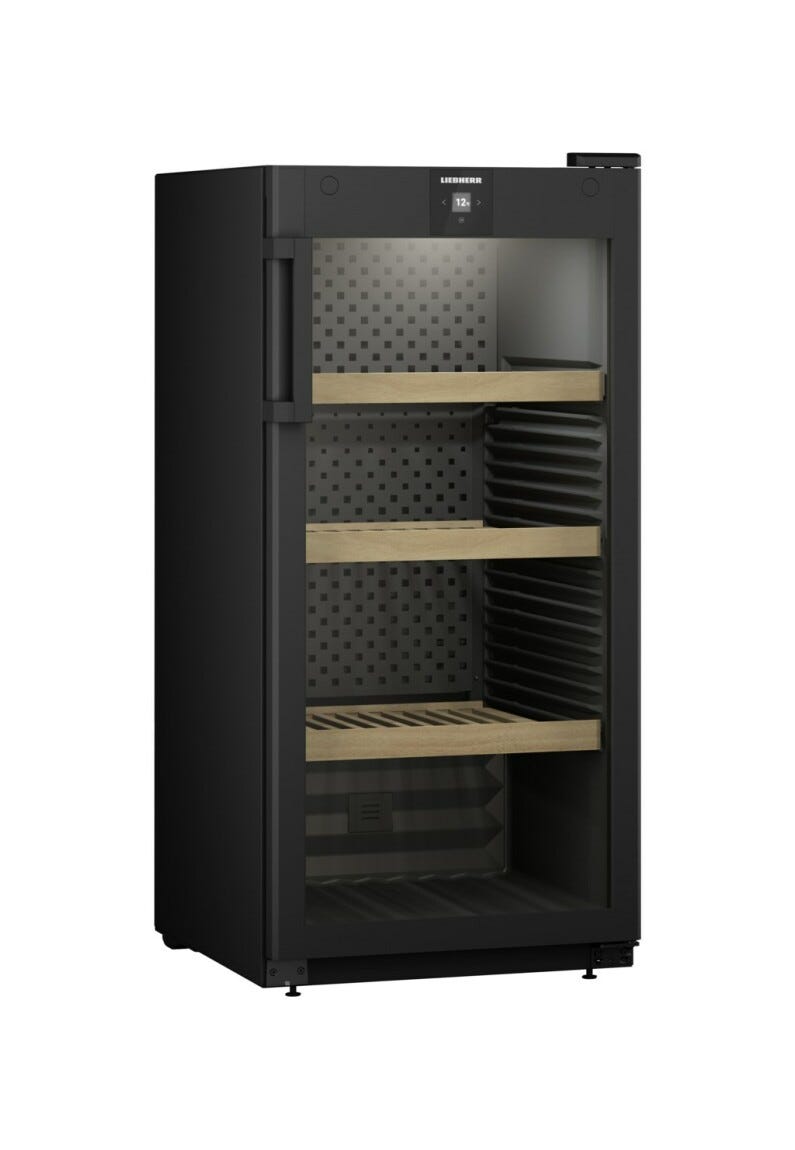Liebherr WPbl 4201 GrandCru Cantina vino climatizzata a libera installazione cm. 60 h 129 - 141 bottiglie - nero