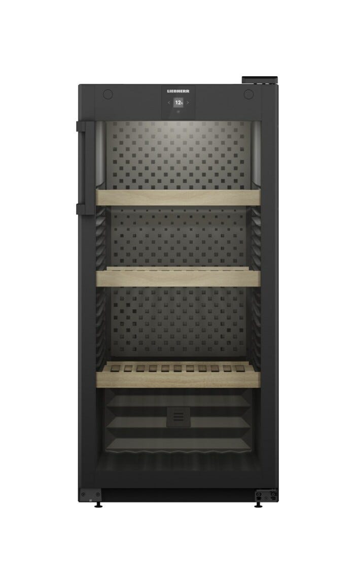 Liebherr WPbl 4201 GrandCru Cantina vino climatizzata a libera installazione cm. 60 h 129 - 141 bottiglie - nero