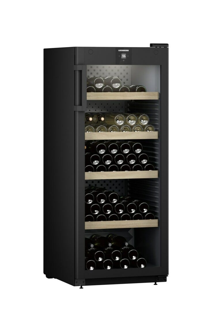Liebherr WPbl 4601 GrandCru Cantina vino climatizzata a libera installazione cm. 60 h 149 - 166 bottiglie - nero