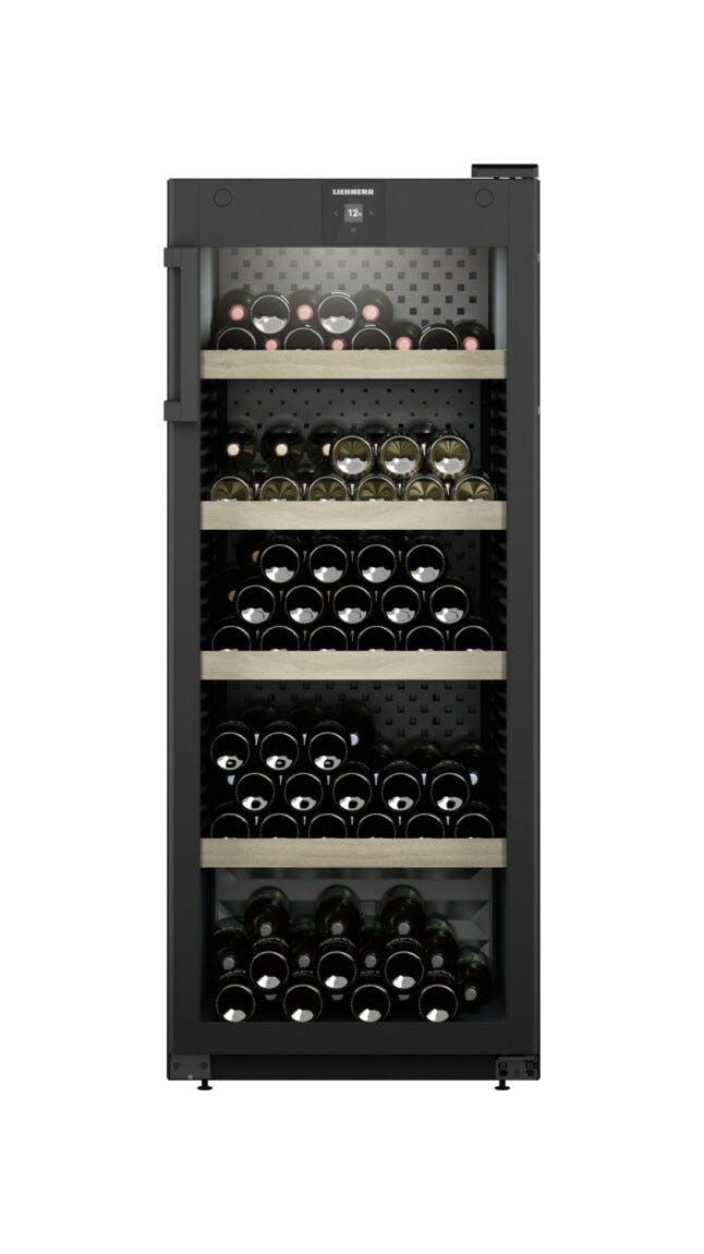 Liebherr WPbl 4601 GrandCru Cantina vino climatizzata a libera installazione cm. 60 h 149 - 166 bottiglie - nero