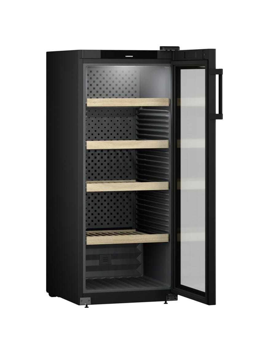 Liebherr WPbl 4601 GrandCru Cantina vino climatizzata a libera installazione cm. 60 h 149 - 166 bottiglie - nero
