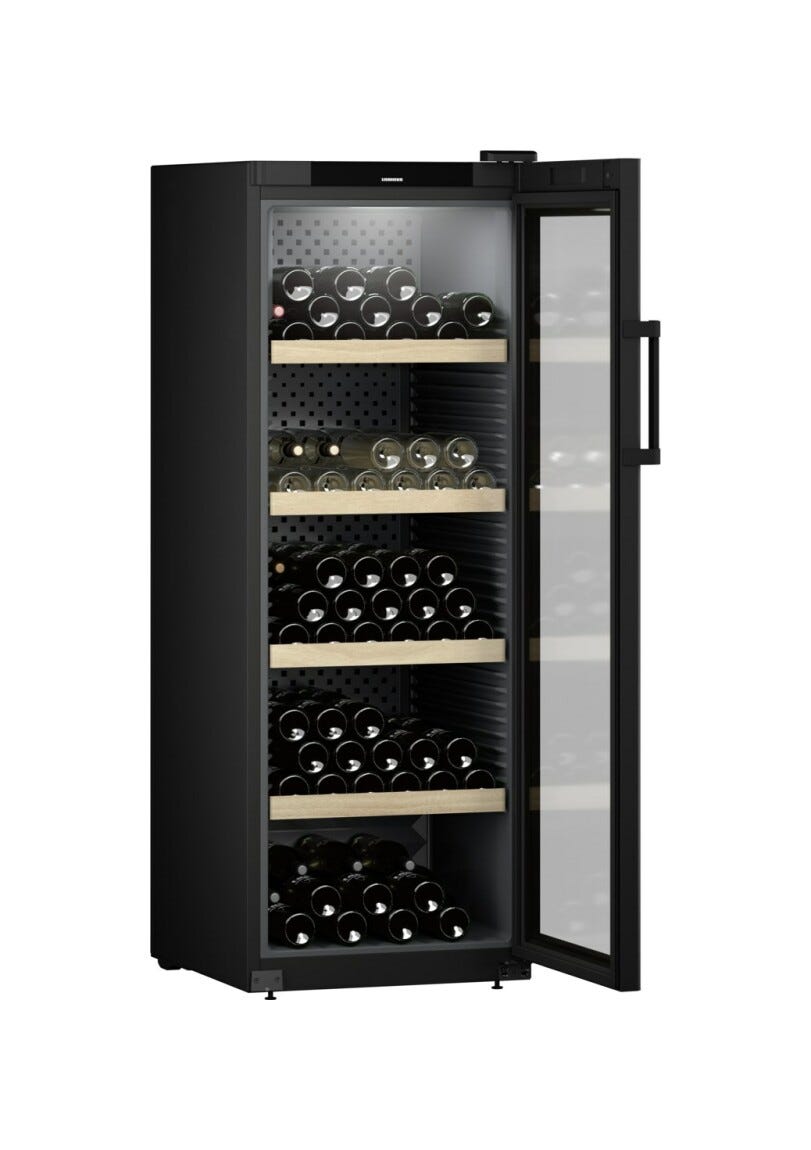Liebherr WPbl 5001 GrandCru Cantina vino climatizzata a libera installazione cm. 60 h 169 - 196 bottiglie - nero