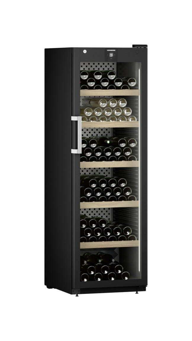 Liebherr WPbli 5231 GrandCru Selection Cantina vino climatizzata a libera installazione con wi-fi integrato - cm. 60 h 189 - 229 bottiglie - nero
