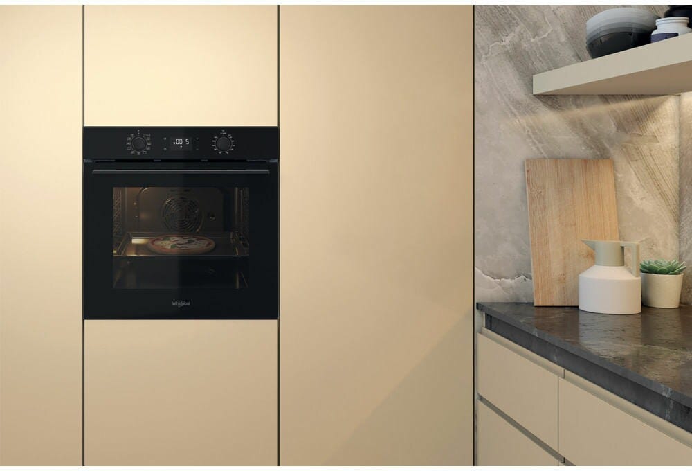 Whirlpool OMK58CU1SB Forno elettrico multifunzione cm. 60 - nero