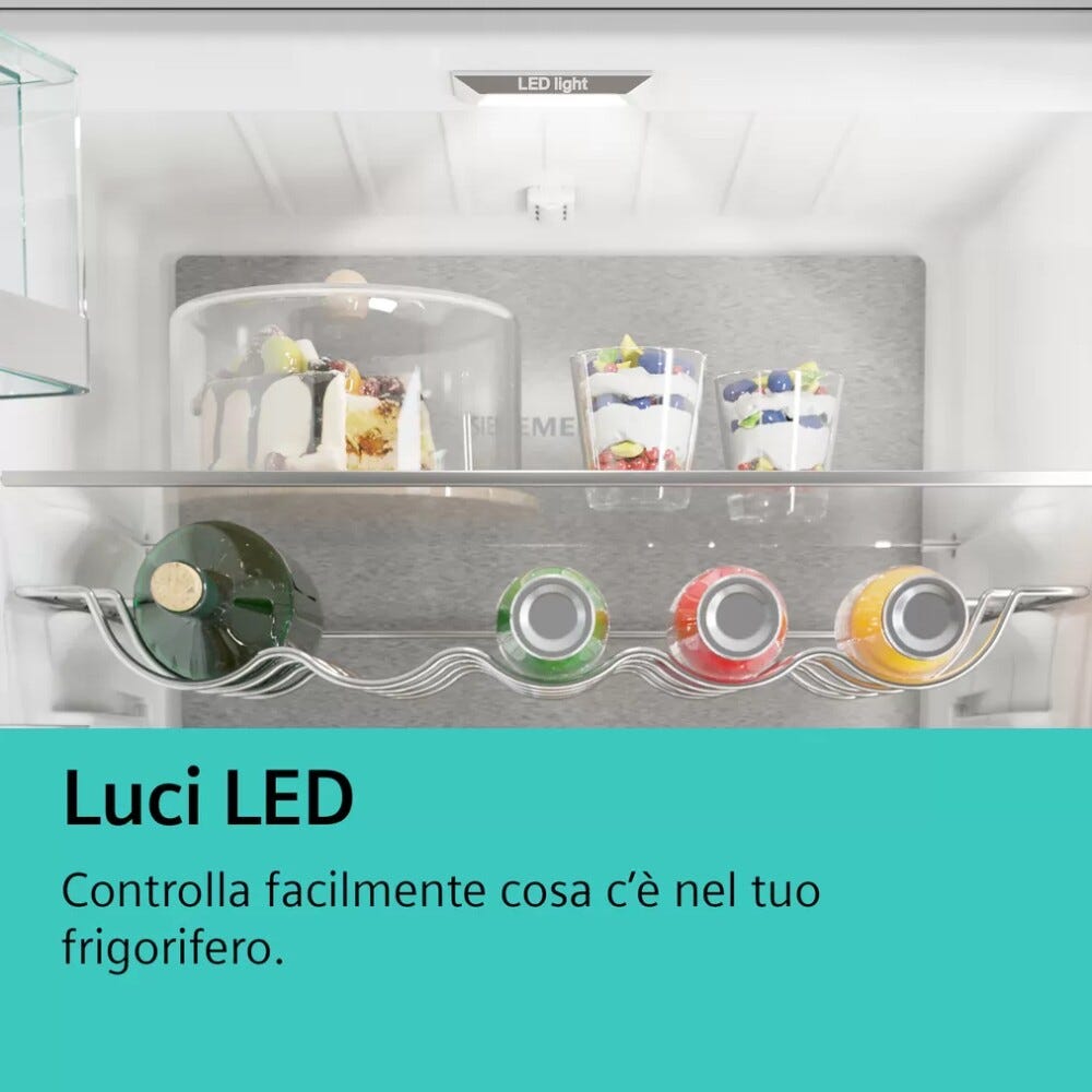 Siemens KI96NVFD0 IQ300 Frigorifero con congelatore da incasso - cm. 56 h 194 - lt. 289