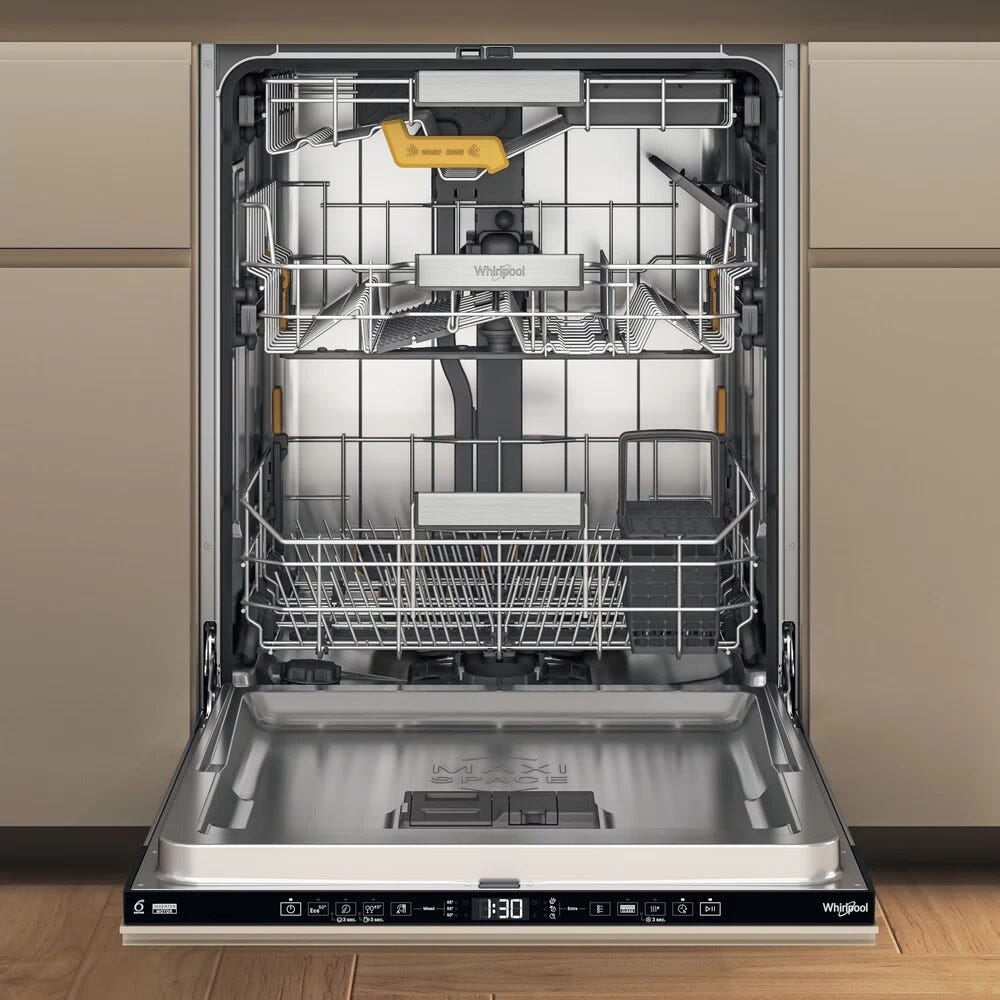 Whirlpool W8I HT40 T Lavastoviglie integrata totale cm. 60 - capacità 14 coperti