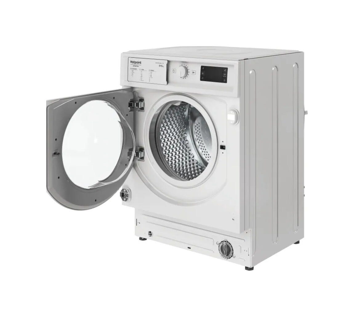 Hotpoint Ariston BI WDHG 861485 EU Lavasciuga da incasso cm. 60 - lavaggio 8 kg - asciugatura 6 kg - bianco
