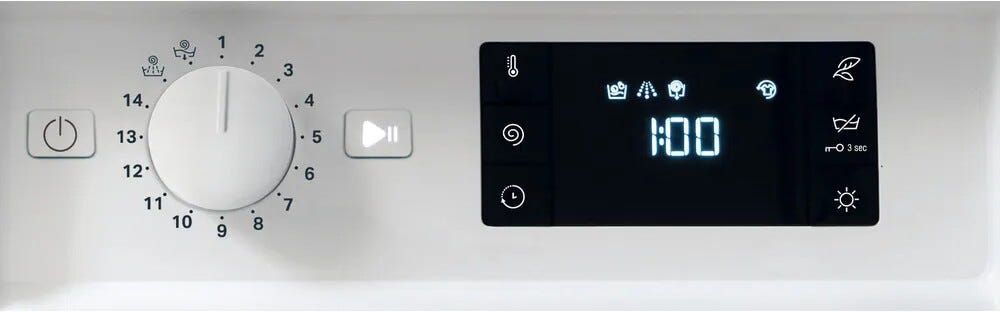 Hotpoint Ariston BI WDHG 861485 EU Lavasciuga da incasso cm. 60 - lavaggio 8 kg - asciugatura 6 kg - bianco