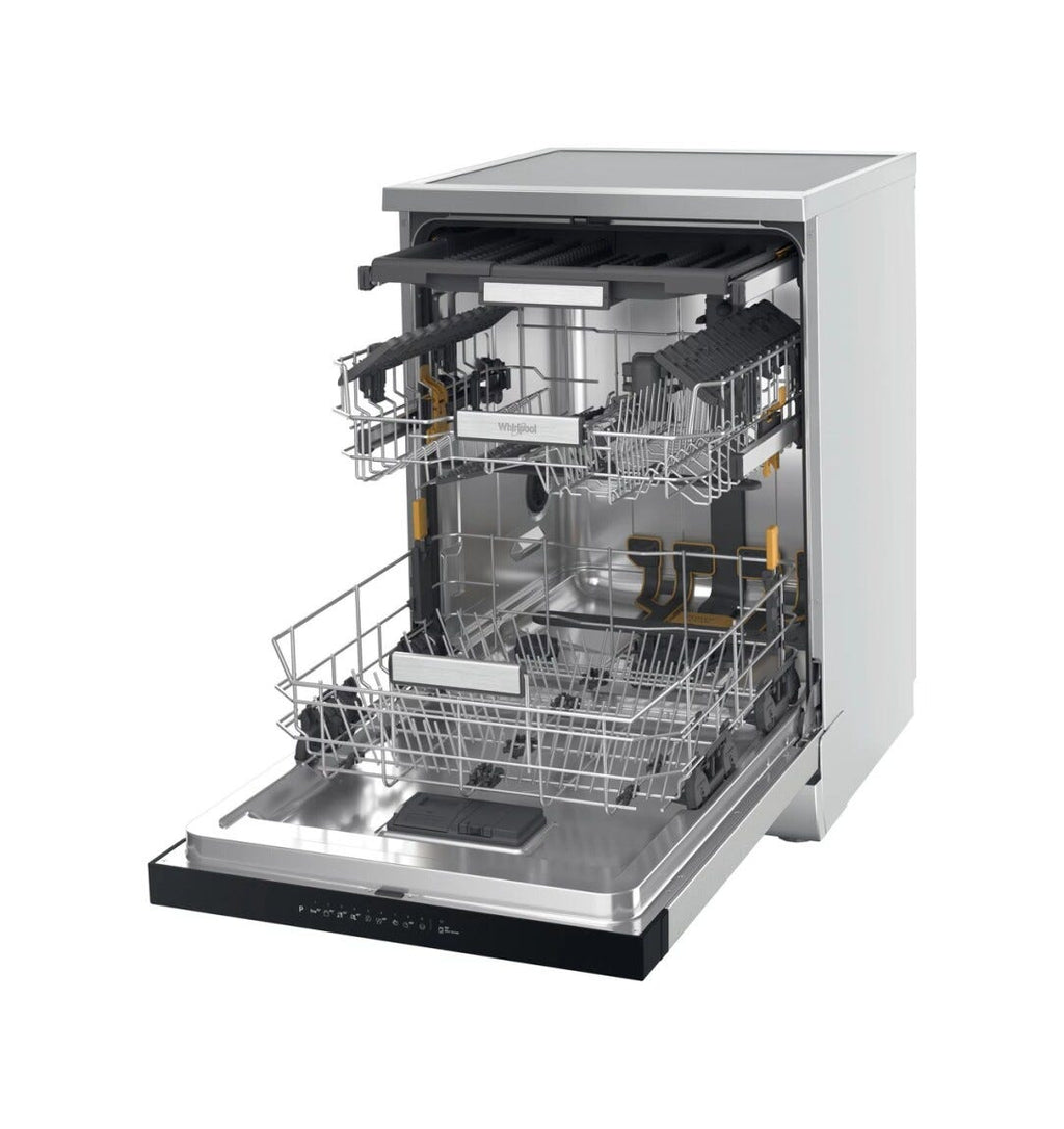 Whirlpool W7F HP43 X Lavastoviglie a libera installazione cm. 60 - capacità 15 coperti - inox
