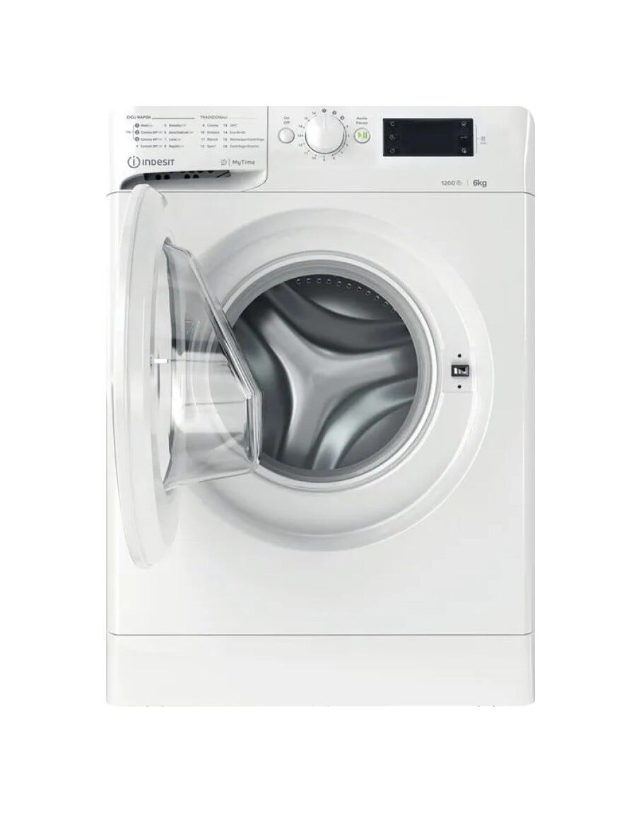 Indesit MTWSE 61251 W IT Lavatrice cm. 60 - capacità 6 kg - bianco
