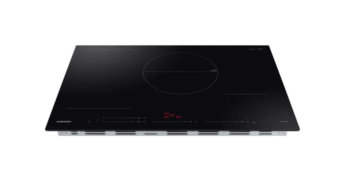 Samsung NZ84C6057FK/U2 SlimFit Piano cottura a induzione cm 80 - vetro nero