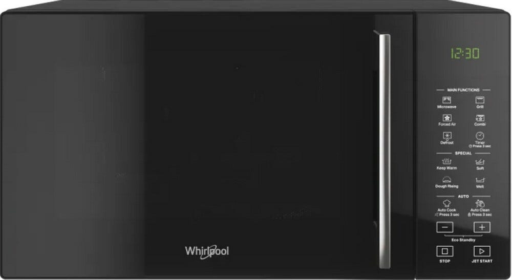 Whirlpool MWP 295 B Forno microonde combinato a libera installazione cm. 54 - nero