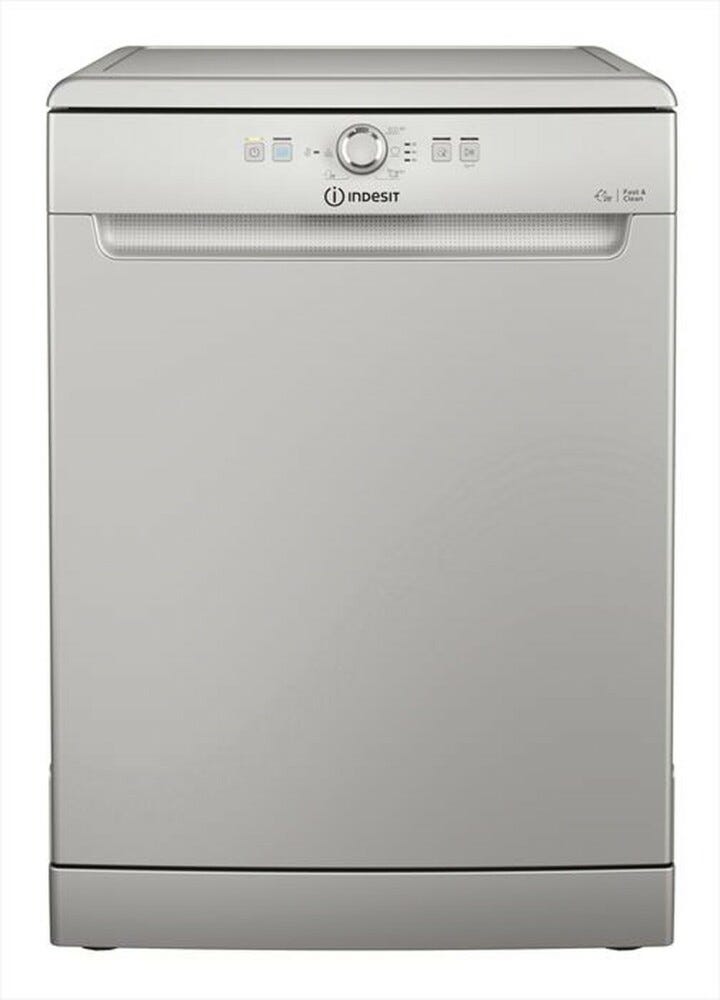 Indesit D2F HK26 S Lavastoviglie a libera installazione cm. 60 - 14 coperti - inox