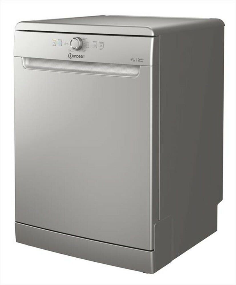 Indesit D2F HK26 S Lavastoviglie a libera installazione cm. 60 - 14 coperti - inox