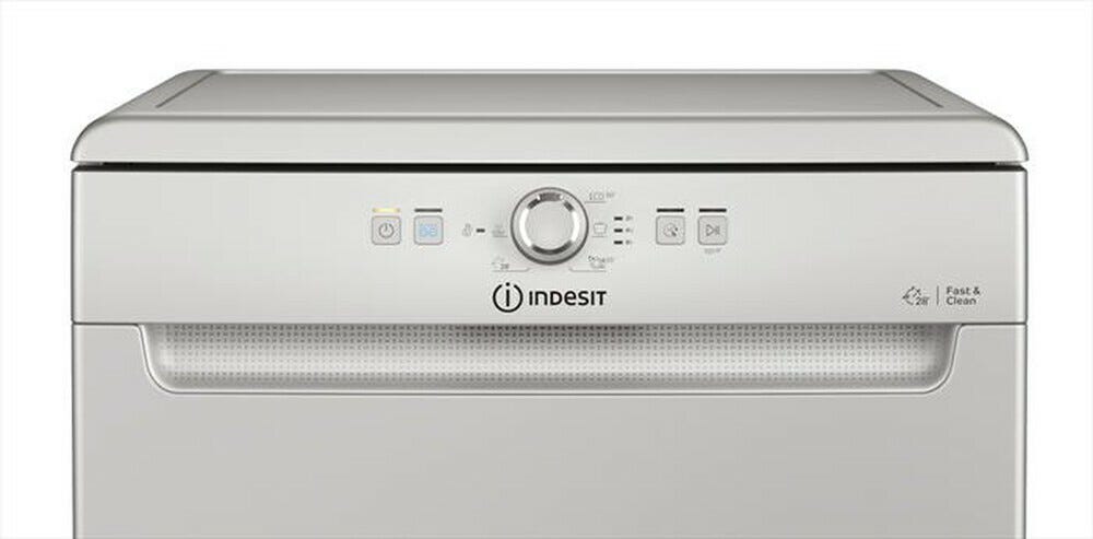 Indesit D2F HK26 S Lavastoviglie a libera installazione cm. 60 - 14 coperti - inox