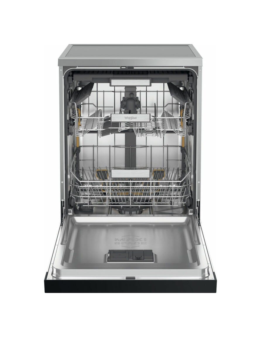 Whirlpool W7F HS51 X Lavastoviglie a libera installazione cm. 60 - capacità 15 coperti - inox