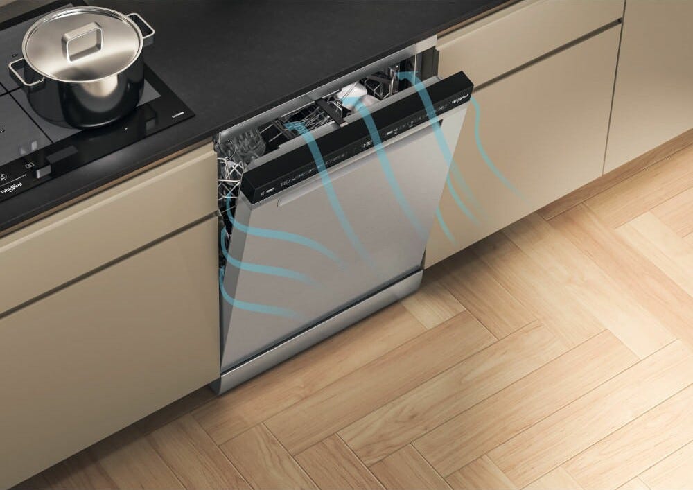 Whirlpool W7F HS51 X Lavastoviglie a libera installazione cm. 60 - capacità 15 coperti - inox
