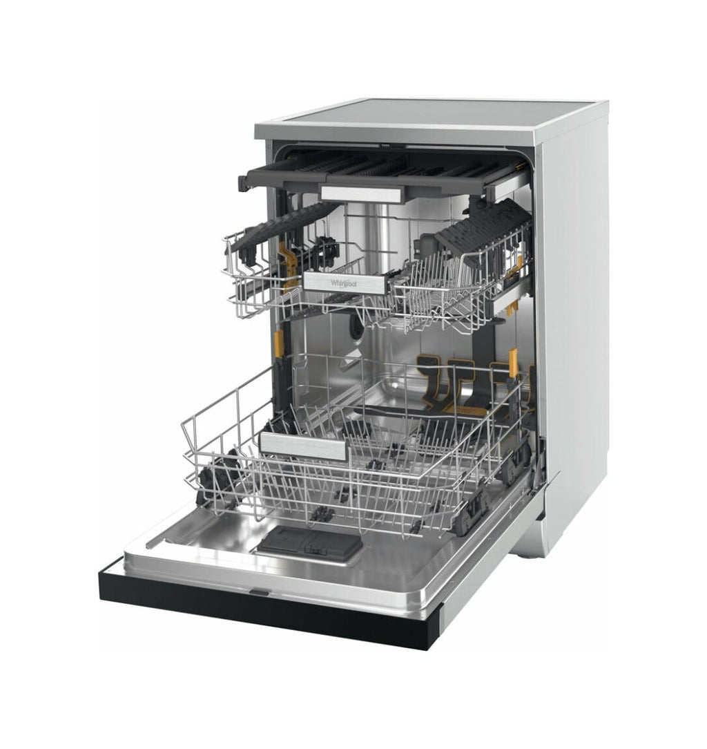 Whirlpool W7F HS51 X Lavastoviglie a libera installazione cm. 60 - capacità 15 coperti - inox