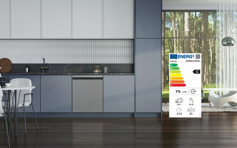 Samsung DW60BG750B00ET Lavastoviglie incasso cm 60 - 14 coperti