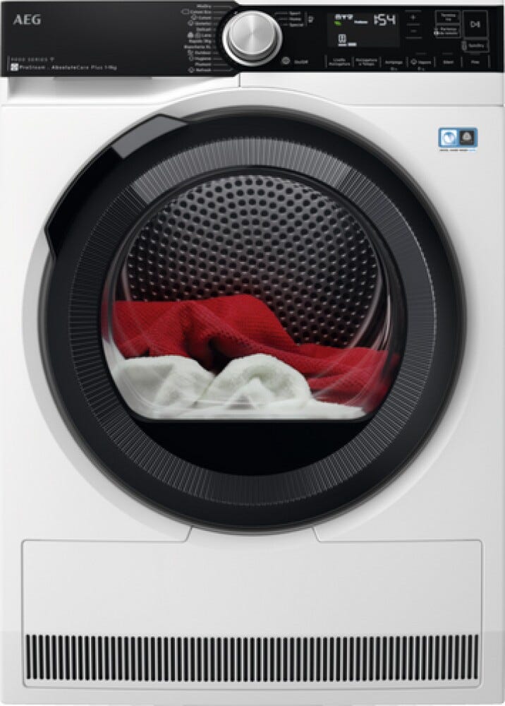 AEG TR9T94ABYS Serie 9000 ABSOLUTECARE® PLUS PROSTEAM® Asciugatrice cm. 60 - capacità 9 kg - bianco