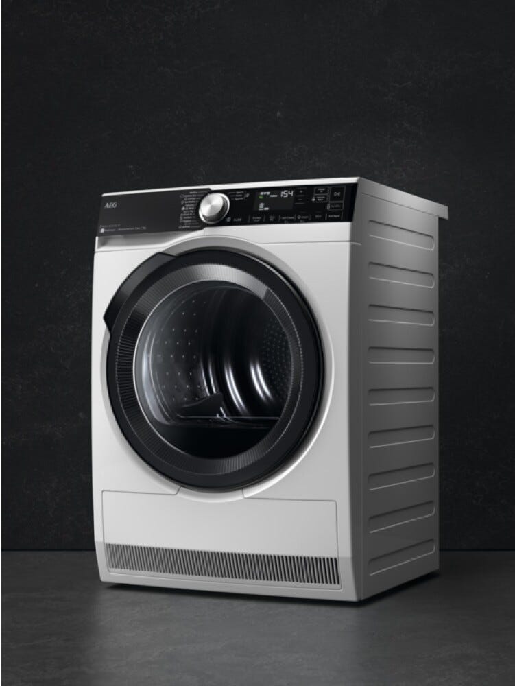 AEG TR9T94ABYS Serie 9000 ABSOLUTECARE® PLUS PROSTEAM® Asciugatrice cm. 60 - capacità 9 kg - bianco