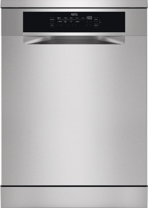 AEG FFB74707PM SERIE 7000 GLASSCARE Lavastoviglie a libera installazione cm. 60 - capacità 14 coperti - inox