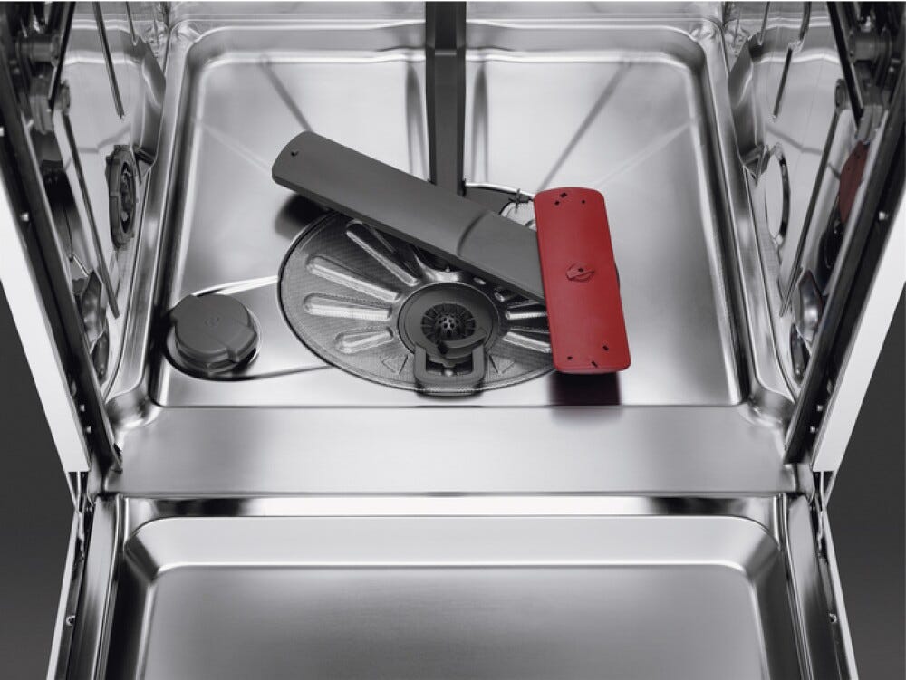 AEG FFB74707PM SERIE 7000 GLASSCARE Lavastoviglie a libera installazione cm. 60 - capacità 14 coperti - inox