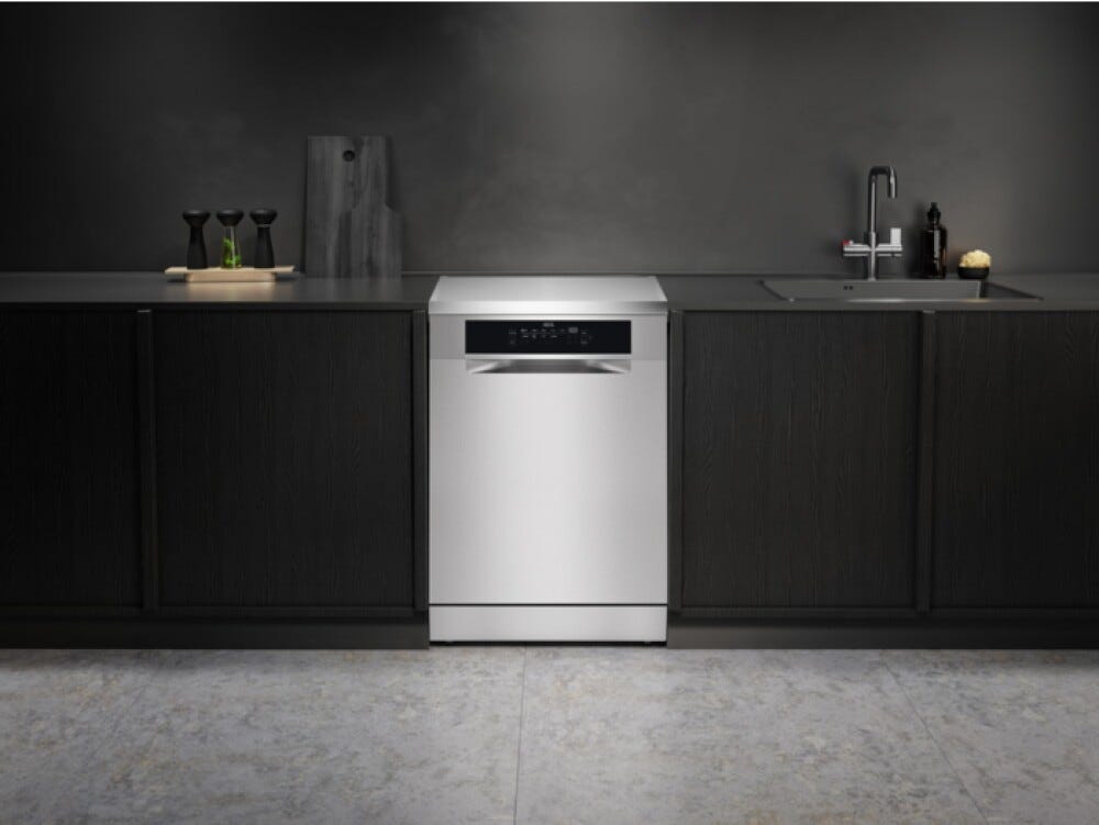 AEG FFB74707PM SERIE 7000 GLASSCARE Lavastoviglie a libera installazione cm. 60 - capacità 14 coperti - inox