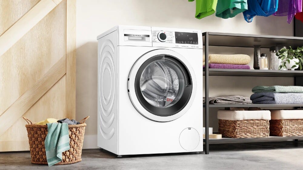 Bosch WNA144V0IT Serie 4 Lavasciuga cm. 60 - lavaggio 9 kg - asciugatura 5 kg - bianco
