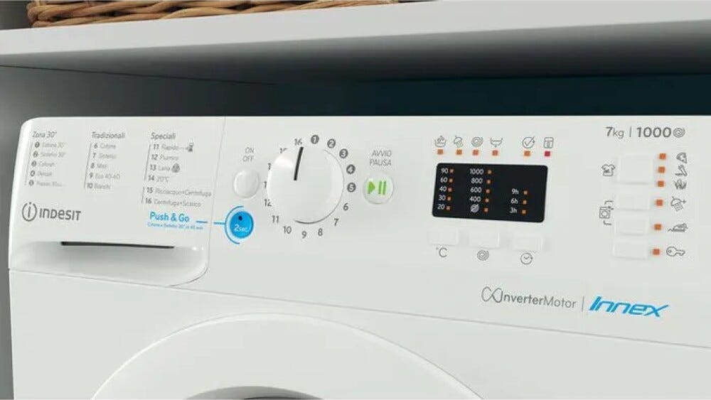Indesit BWA 71083X W IT Lavatrice cm. 60 - capacità 7 kg - bianco
