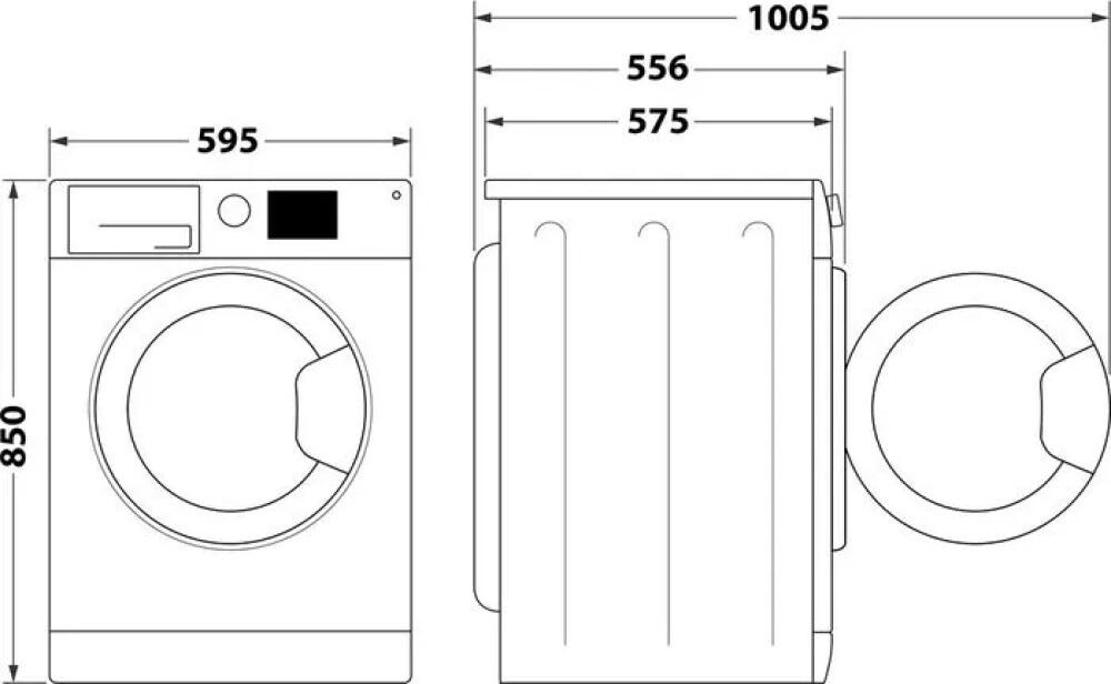 Indesit BWA 71083X W IT Lavatrice cm. 60 - capacità 7 kg - bianco