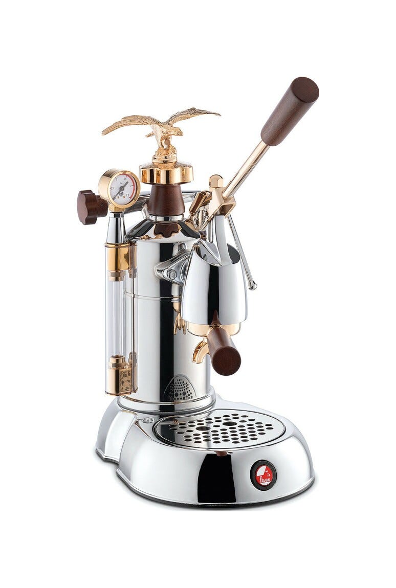 La pavoni LEXP01EU Expo Macchina per caffè a leva - cromo