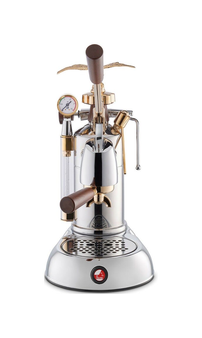 La pavoni LEXP01EU Expo Macchina per caffè a leva - cromo
