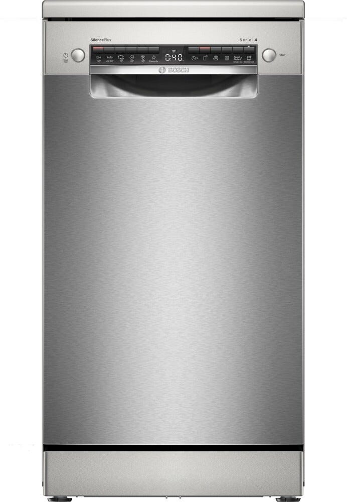 Bosch SPS4EMI24E Serie 4 Lavastoviglie a libera installazione cm. 45 - 10 coperti - inox